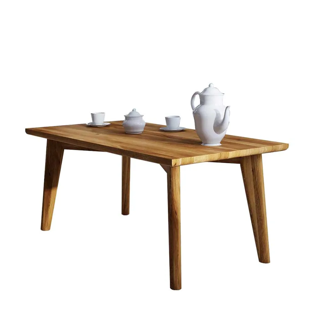 Wohnen Tische<48cm hoher Holz Couchtisch aus Wildeiche - Eavy