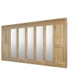 Wohnen Kleiderschränke<221cm hoher Kleiderschrank mit sieben Türen - Zamron I