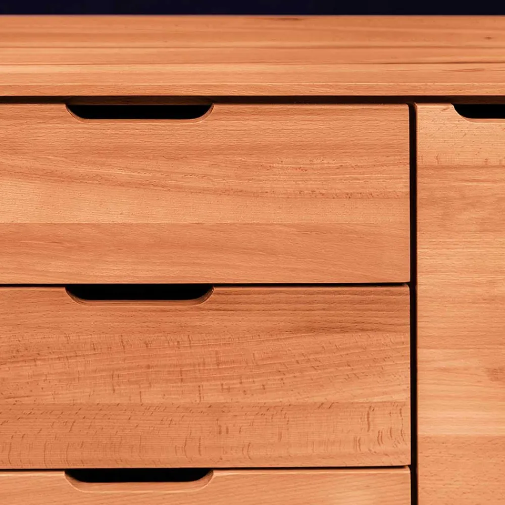 Wohnen Lowboards<63cm hohes Sideboard mit 134cm Länge - Junola