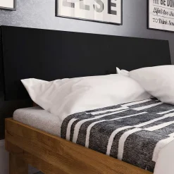 Wohnen Betten<210cm Holzbett & Nachttische - Olbysca (dreiteilig)