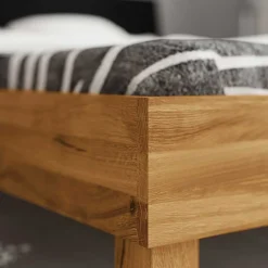 Wohnen Betten<210cm Holzbett & Nachttische - Olbysca (dreiteilig)