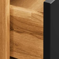 Wohnen Betten<210cm Holzbett & Nachttische - Olbysca (dreiteilig)
