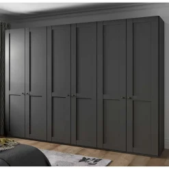 Wohnen Kleiderschränke<300cm Kleiderschrank mit sechs Türen - Mataram