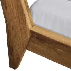 Wohnen Betten<190cm Kurzes Bettgestell aus Wildeiche Holz - Hardus