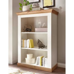 Wohnen Wohnwände<356cm Landhaus Wohnwand Set - Diatara (dreiteilig)
