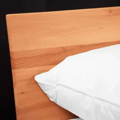Wohnen Betten<220cm langes Bett aus geölter Kernbuche - Junola VI