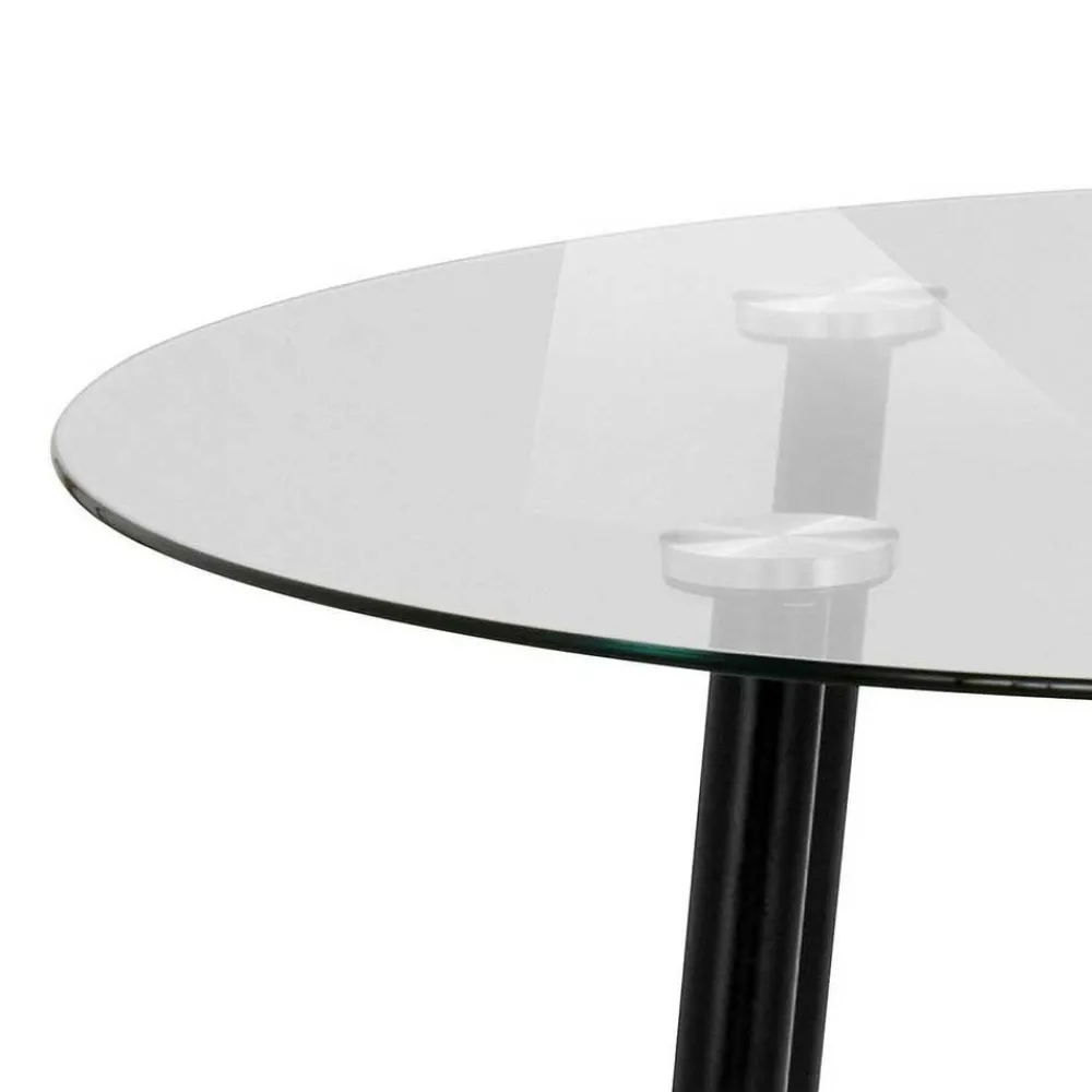 Wohnen Tische<100cm runder Glastisch fürs Esszimmer - Cellon
