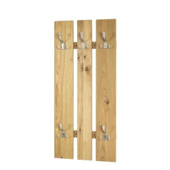 Wohnen Garderoben<45cm schmale Garderobe Ravona mit Eiche Furnier