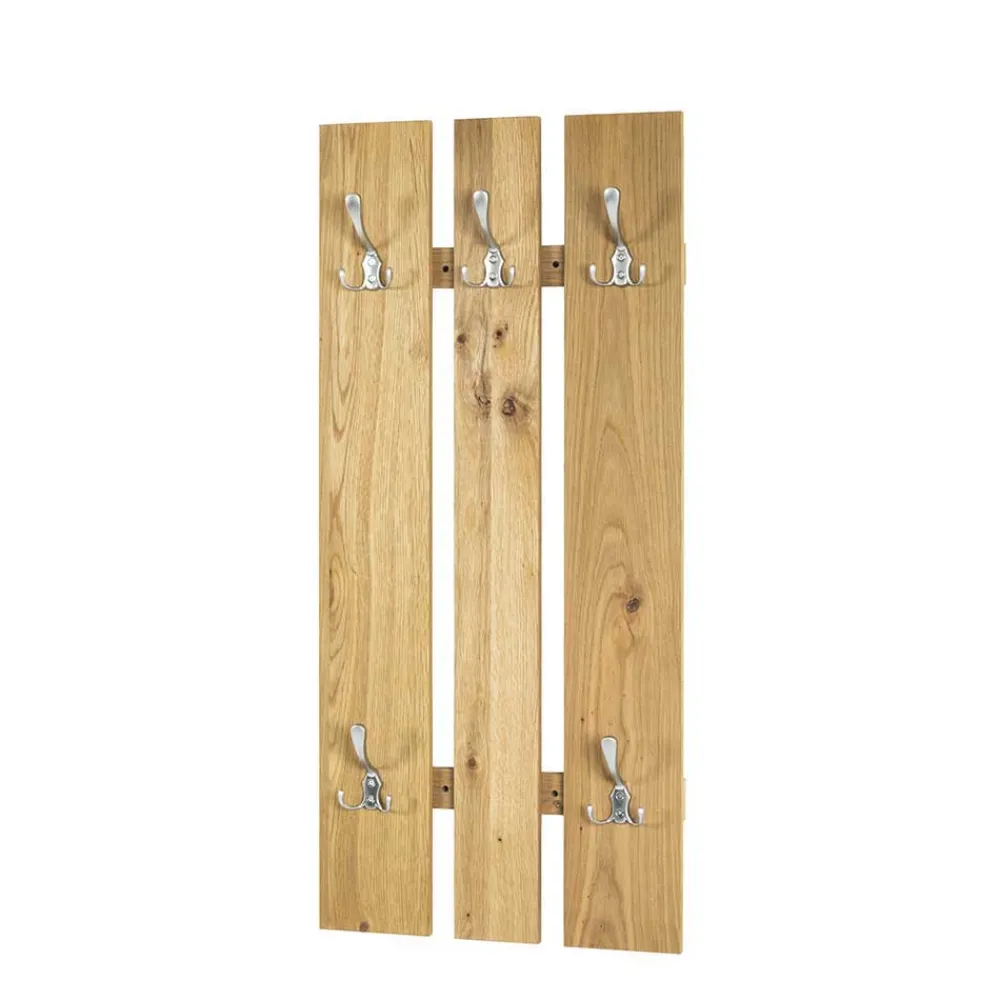 Wohnen Garderoben<45cm schmale Garderobe Ravona mit Eiche Furnier
