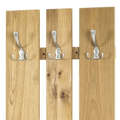 Wohnen Garderoben<45cm schmale Garderobe Ravona mit Eiche Furnier