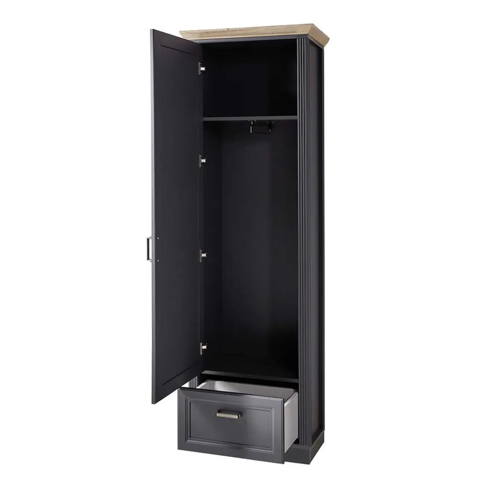 Wohnen Schränke<65cm schmaler Dielenschrank mit Spiegel Tür - Thumbs