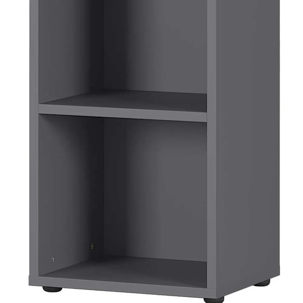 Wohnen Regale<45cm Schmales Büroregal mit fünf Fächern - Ovgunia