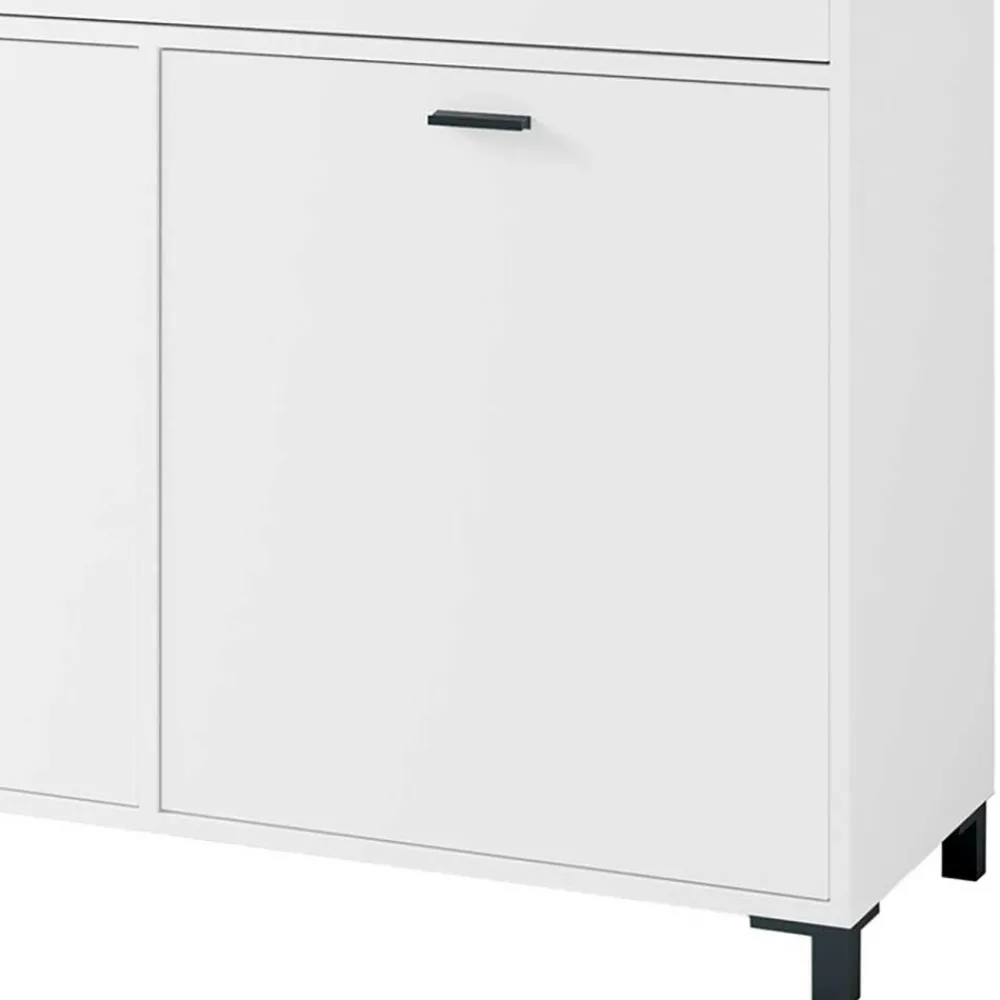 Wohnen Highboards<Computer Schrank in Weiß - Darpanos
