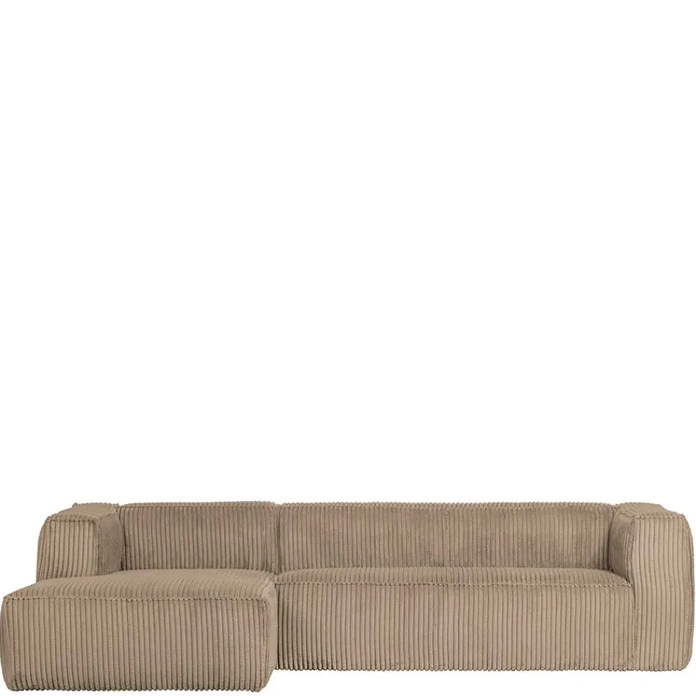 Wohnen Sofas<Cord Ecksofa in Beige ohne Bodenfreiheit - Hermanos
