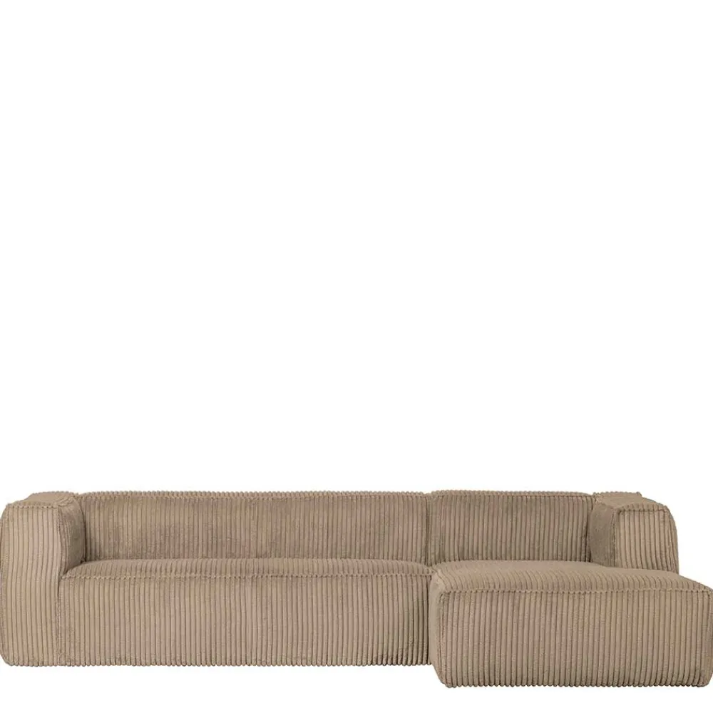 Wohnen Sofas<Cord Ecksofa in Beige ohne Bodenfreiheit - Hermanos