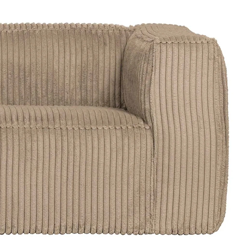 Wohnen Sofas<Cord Ecksofa in Beige ohne Bodenfreiheit - Hermanos