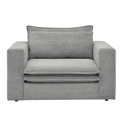 Wohnen Sessel<Cord Polstersessel mit Hocker Set - Tessina (zweiteilig)