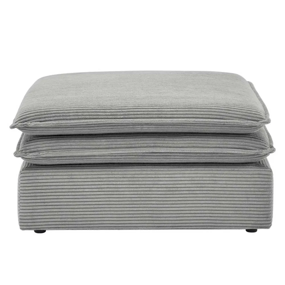 Wohnen Sessel<Cord Polstersessel mit Hocker Set - Tessina (zweiteilig)