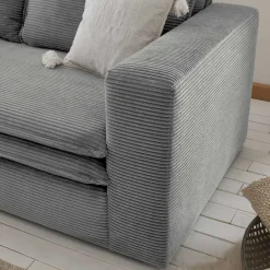 Wohnen Sessel<Cord Polstersessel mit Hocker Set - Tessina (zweiteilig)