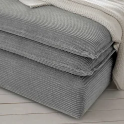 Wohnen Sessel<Cord Polstersessel mit Hocker Set - Tessina (zweiteilig)