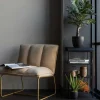 Wohnen Sessel<Cord Wohnzimmerstuhl in Beige - Velsamos