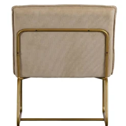 Wohnen Sessel<Cord Wohnzimmerstuhl in Beige - Velsamos