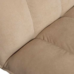 Wohnen Sessel<Cord Wohnzimmerstuhl in Beige - Velsamos