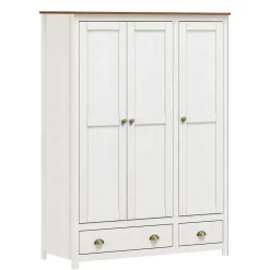 Wohnen Kleiderschränke|Schränke<Country Style Kleiderschrank mit 2 Schubladen - Abelkav