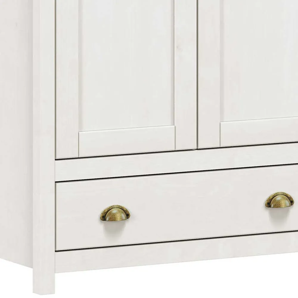 Wohnen Kleiderschränke|Schränke<Country Style Kleiderschrank mit 2 Schubladen - Abelkav