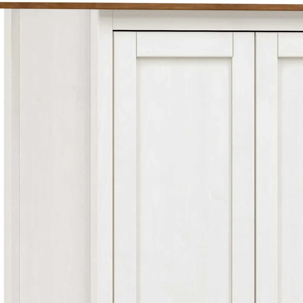 Wohnen Kleiderschränke|Schränke<Country Style Kleiderschrank mit 2 Schubladen - Abelkav