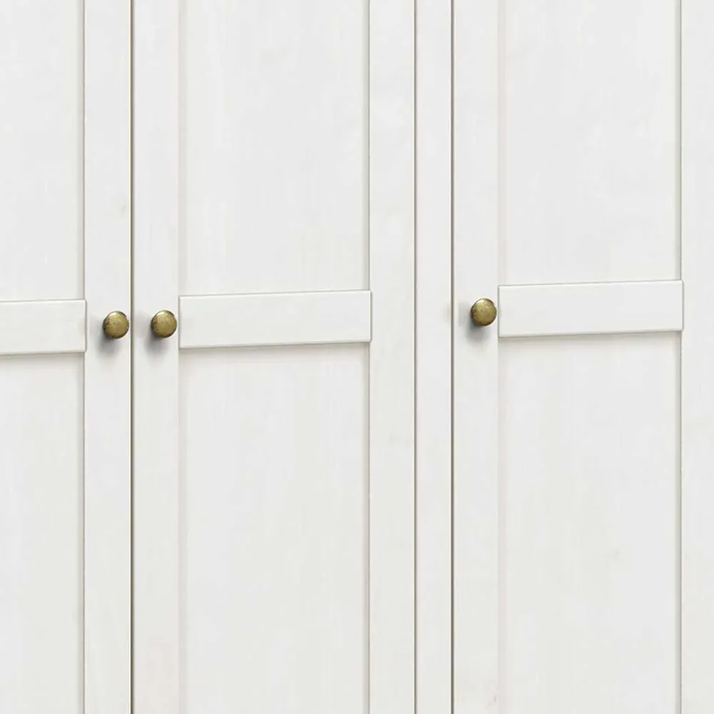 Wohnen Kleiderschränke|Schränke<Country Style Kleiderschrank mit 2 Schubladen - Abelkav