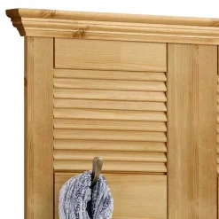 Wohnen Garderoben<Country Style Wandgarderobe Paneel aus Kiefer - Zavieca