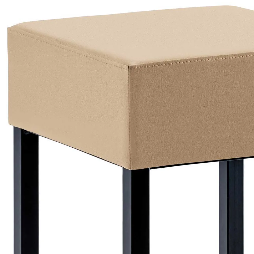 Wohnen Hocker<Design Barhocker in Beige & Schwarz - Tuwedia