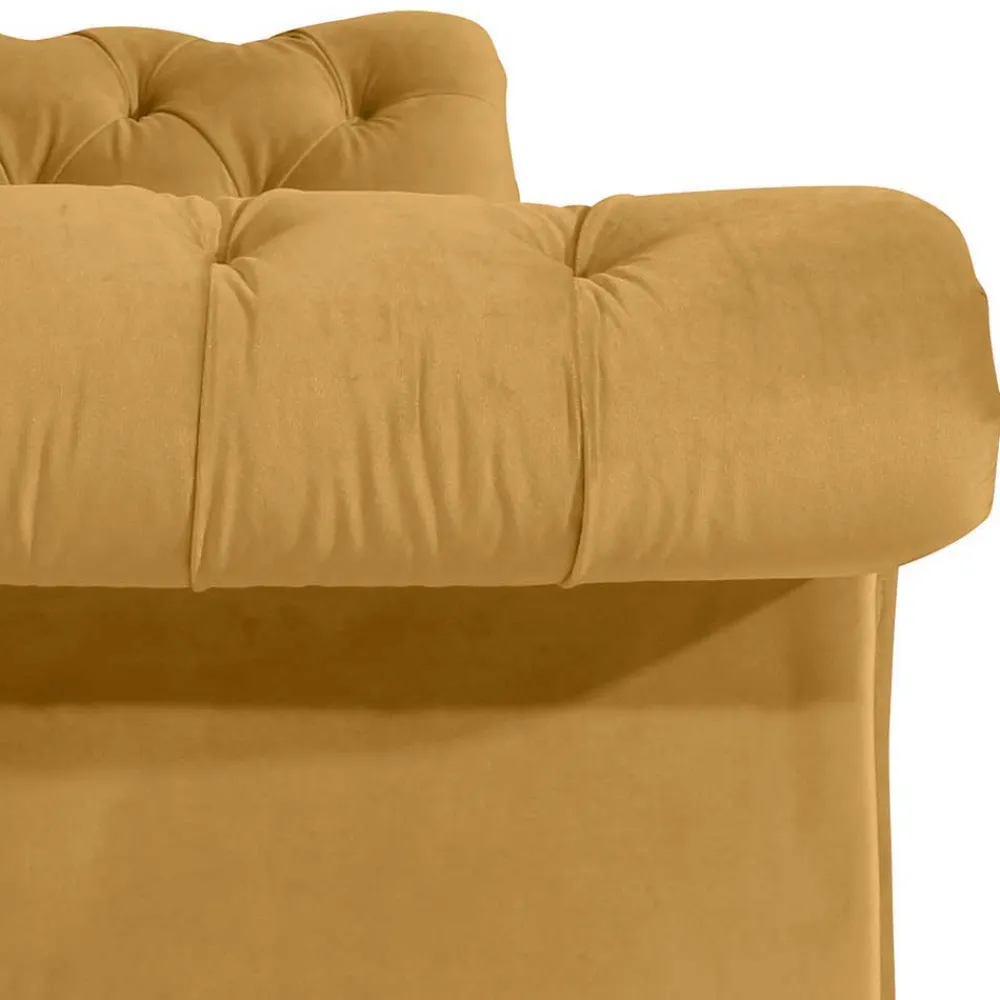 Wohnen Sofas<Design Barocksofa in Gelb Samtvelours - Alisho
