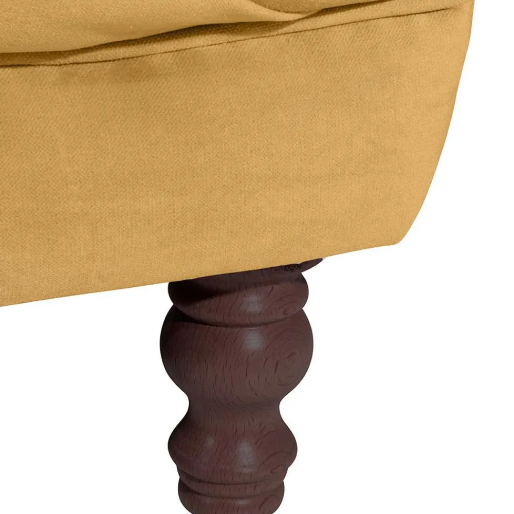Wohnen Sofas<Design Barocksofa in Gelb Samtvelours - Alisho