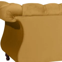 Wohnen Sofas<Design Barocksofa in Gelb Samtvelours - Alisho