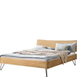 Wohnen Betten<Design Bett aus hell geölter Eiche - Promenada