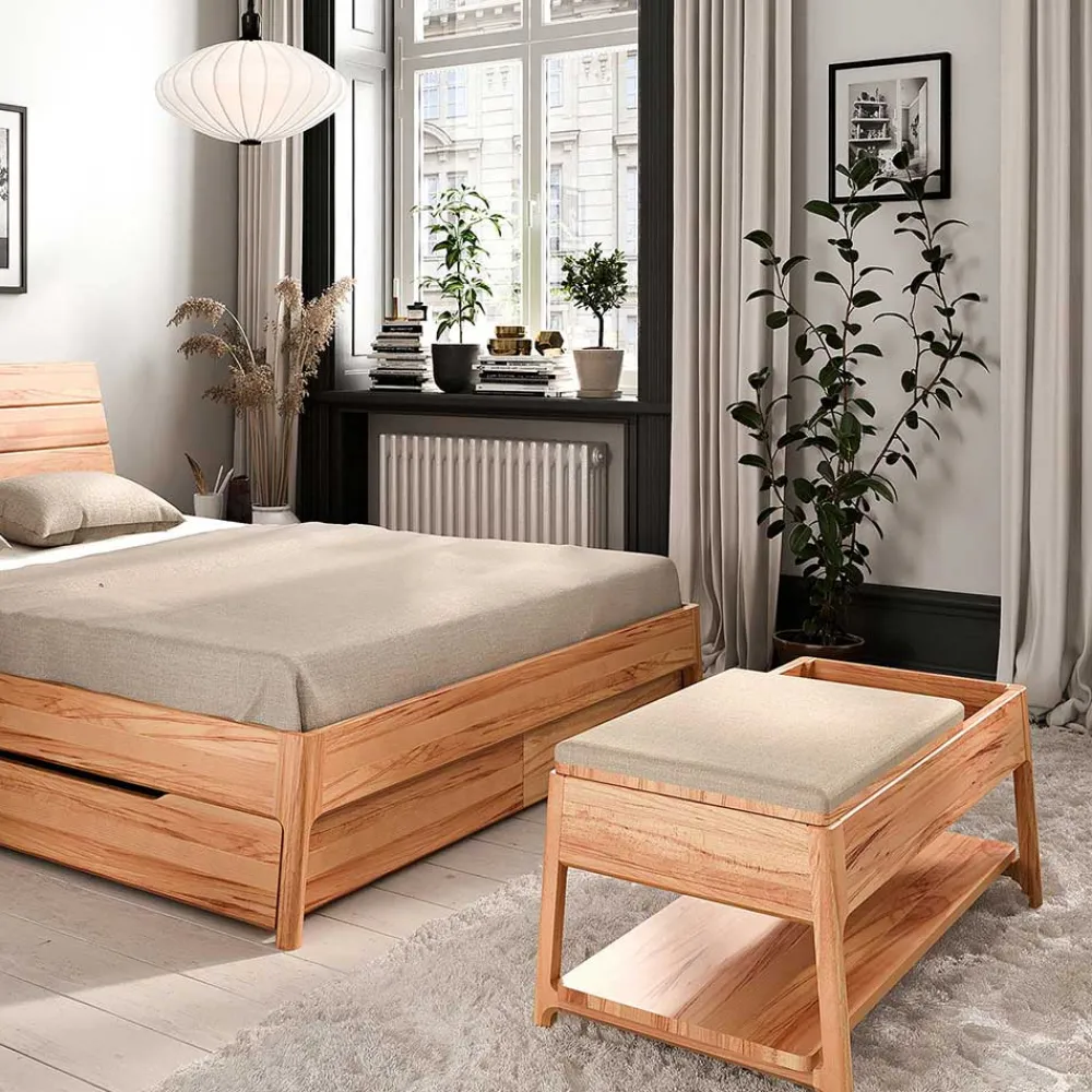 Wohnen Sitzbank<Design Bettbank mit viel Funktion - Lana