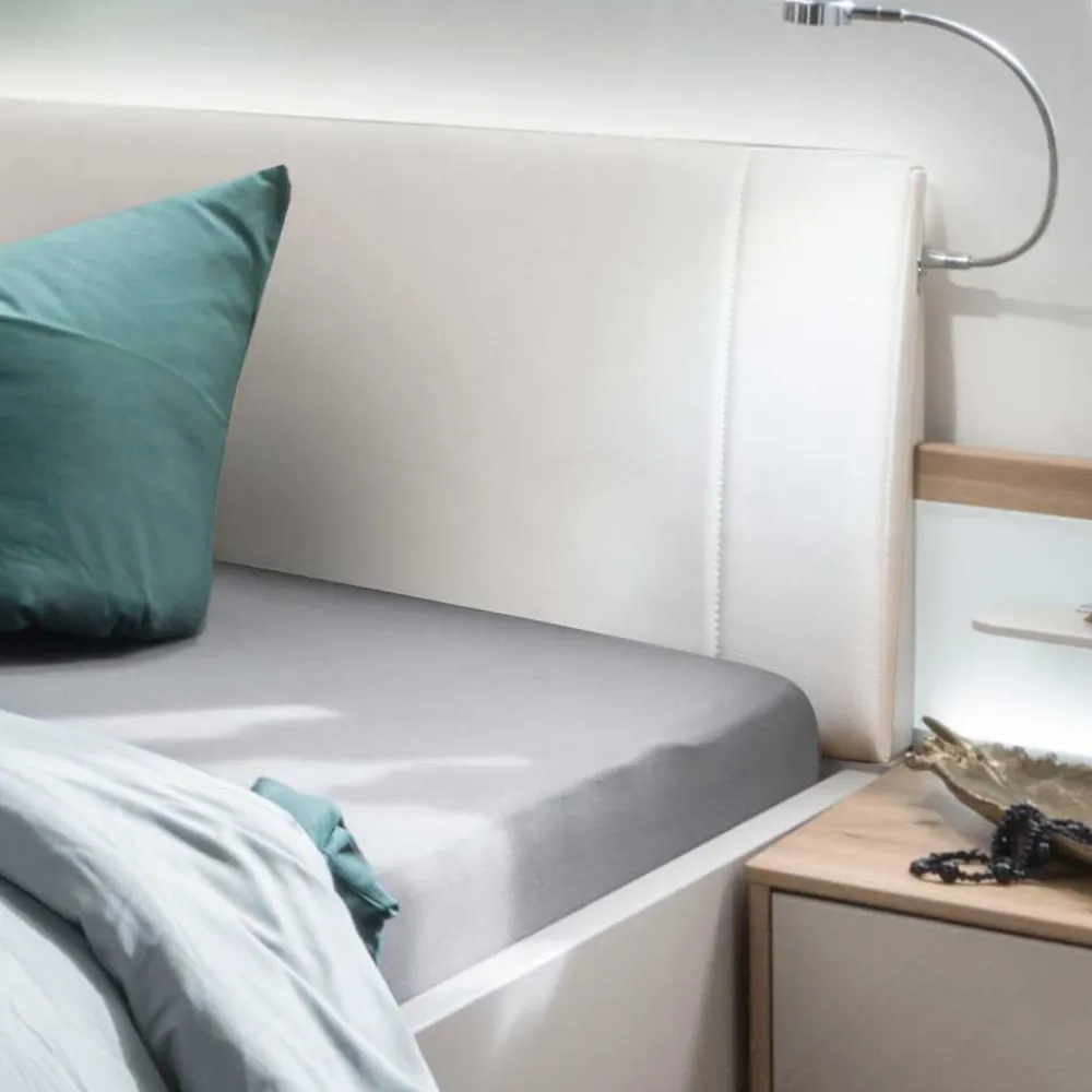 Wohnen Betten<Design Bettgestell inklusive Kopfteil Lampen LED - Crascanu