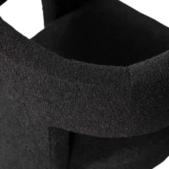 Wohnen Sessel<Design Cocktailsessel in Dunkelgrau Boucle - Seanno