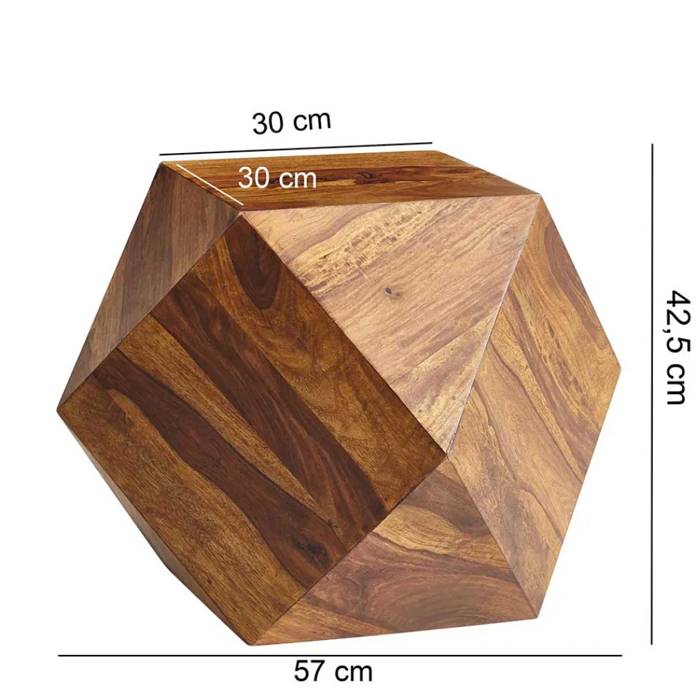 Wohnen Tische<Design Couchtisch aus Sheesham massiv lackiert - Zanadra