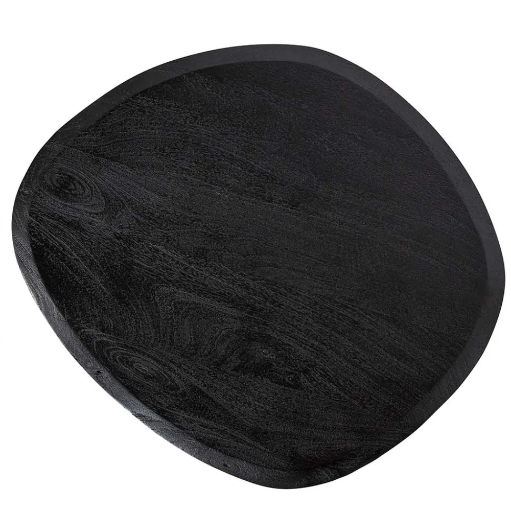 Wohnen Tische<Design Couchtisch in Schwarz Massivholz - Standing