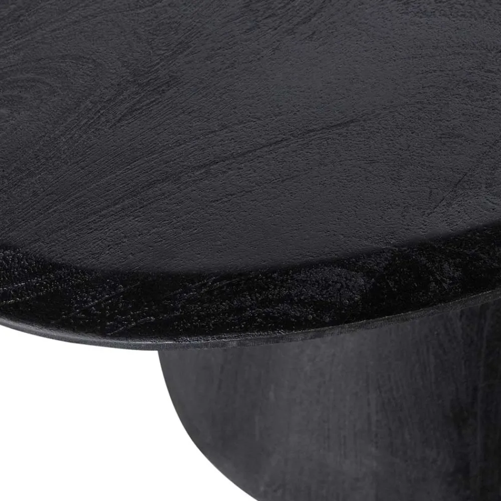 Wohnen Tische<Design Couchtisch in Schwarz Massivholz - Standing