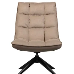 Wohnen Sessel<Design Drehsessel in Beige Stoff - Novo
