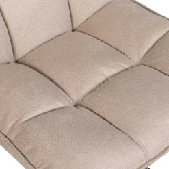 Wohnen Sessel<Design Drehsessel in Beige Stoff - Novo