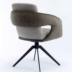 Wohnen Stühle<Design Esszimmer Drehstuhl mit Armlehnen - Bailon (2er Set)