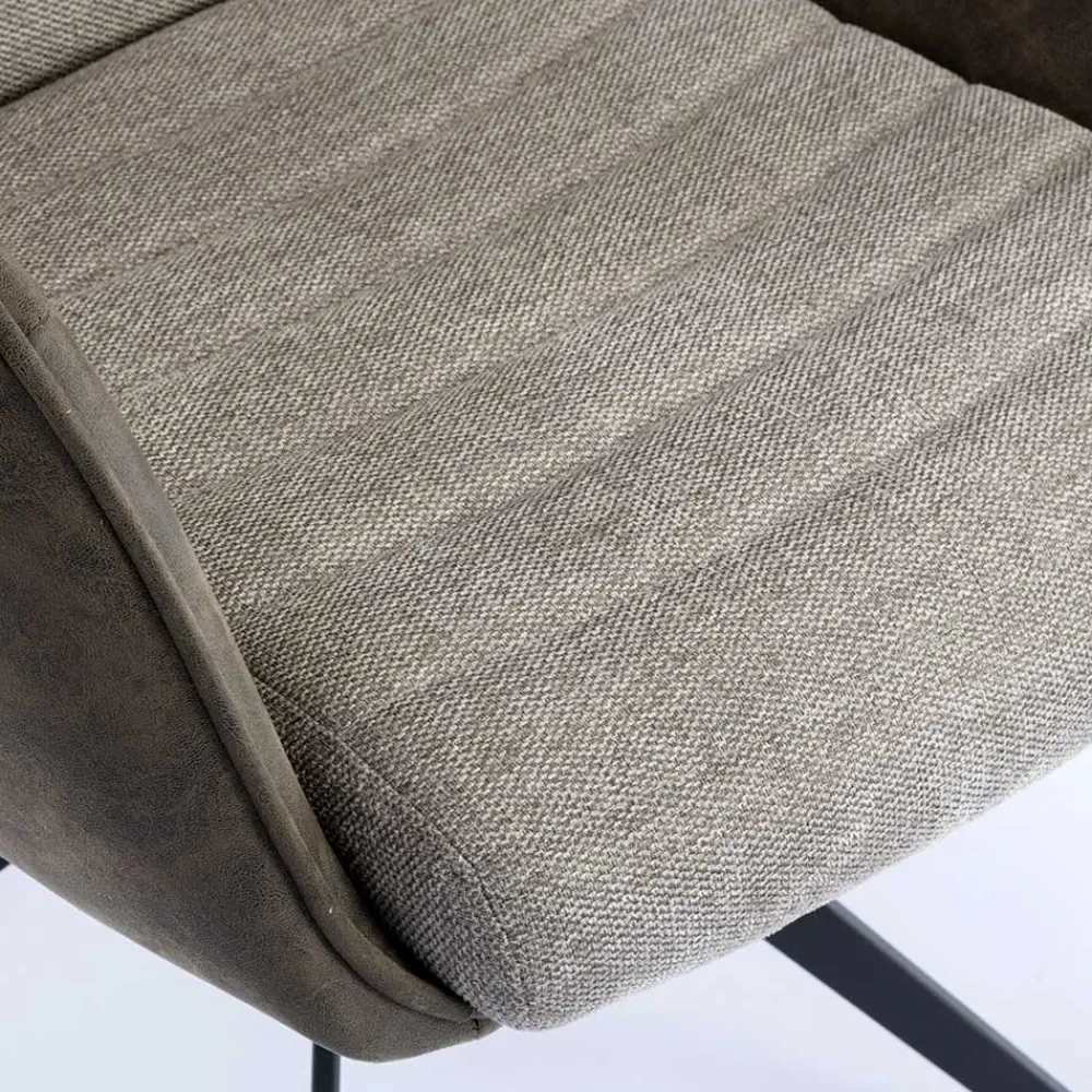 Wohnen Stühle<Design Esszimmer Drehstuhl mit Armlehnen - Bailon (2er Set)