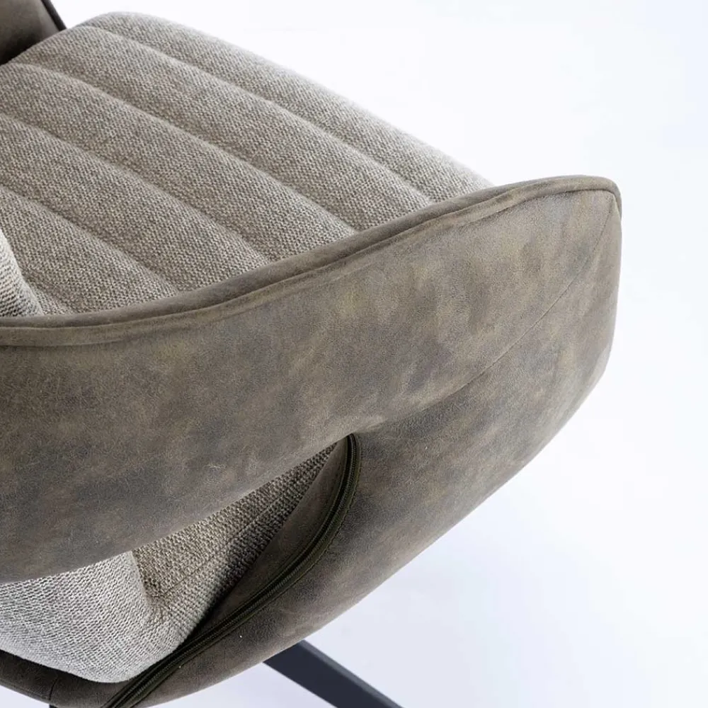 Wohnen Stühle<Design Esszimmer Drehstuhl mit Armlehnen - Bailon (2er Set)