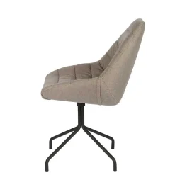 Wohnen Stühle<Design Esszimmerstuhl in Taupe Lining gepolstert