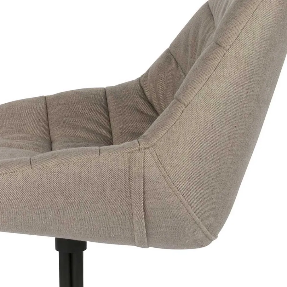 Wohnen Stühle<Design Esszimmerstuhl in Taupe Lining gepolstert